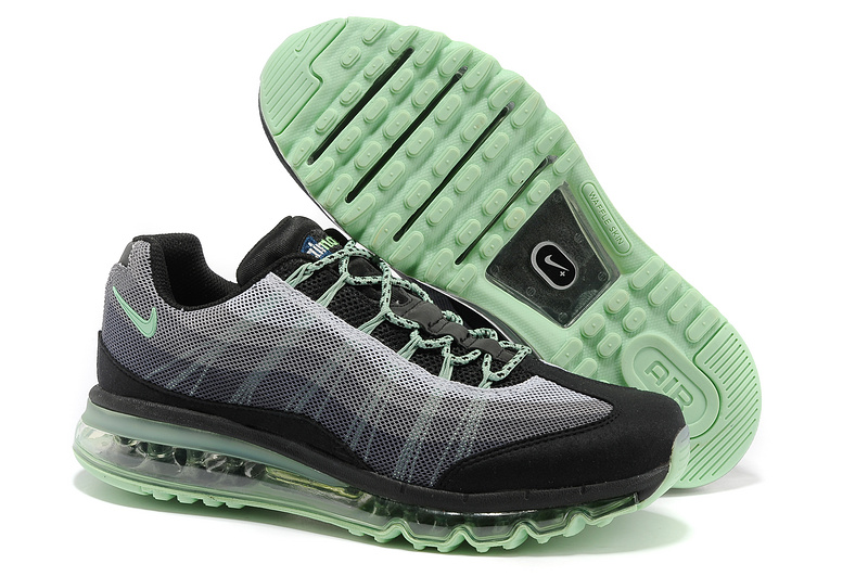 2013 Nike Air Max 95 Black Green Lover Shoes