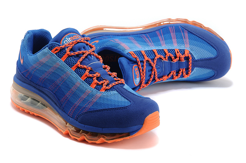 2013 Nike Air Max 95 Blue Orange Shoes