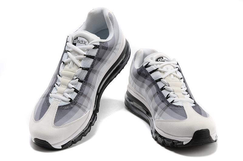 2013 Nike Air Max 95 Grey Black Shoes - Click Image to Close