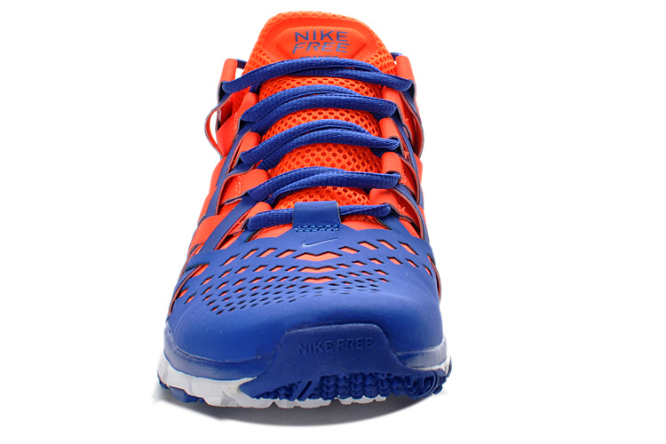 Nike Free 5.0 Orange Blue Running Shoes - Click Image to Close