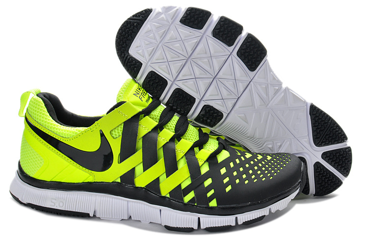 Nike Free 5.0 Yellow Black Running Shoes