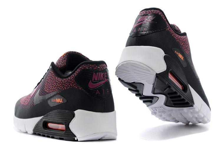 2014 Nike Air Max 90 Black Purple White Shoes - Click Image to Close