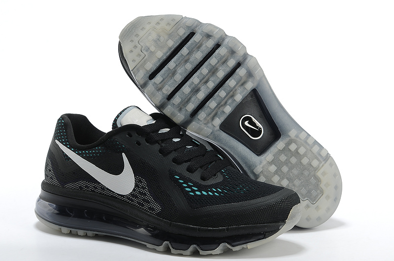 Nike Air Max 2014 Shoes All Black For Women - Click Image to Close