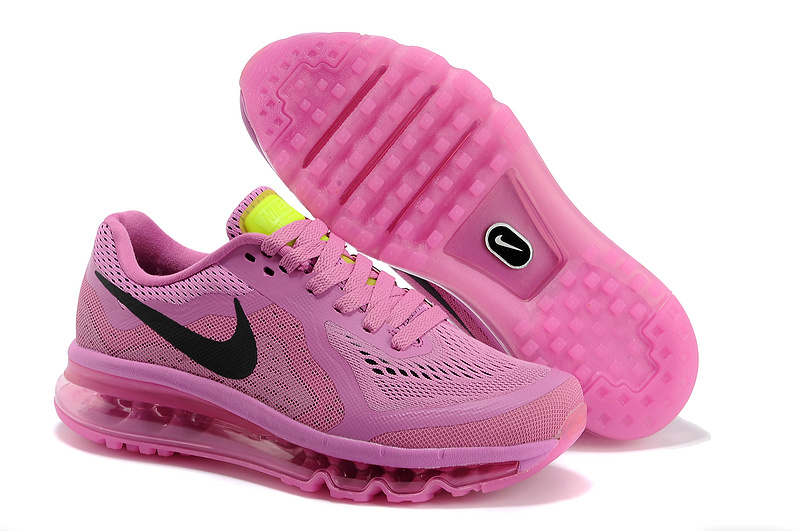 Nike Air Max 2014 Shoes All Pink For Women - Click Image to Close
