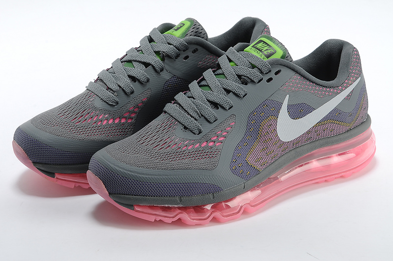 Nike Air Max 2014 Shoes Grey Pink For Women