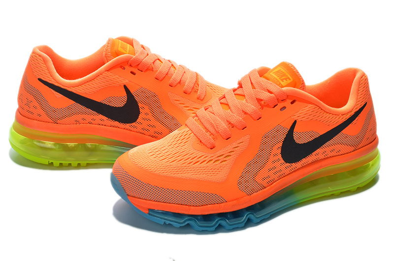 Nike Air Max 2014 Shoes Orange Blue Yellow For Women