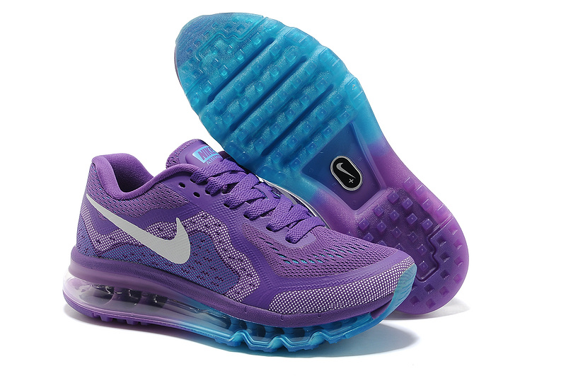 Nike Air Max 2014 Shoes Purple Blue For Women