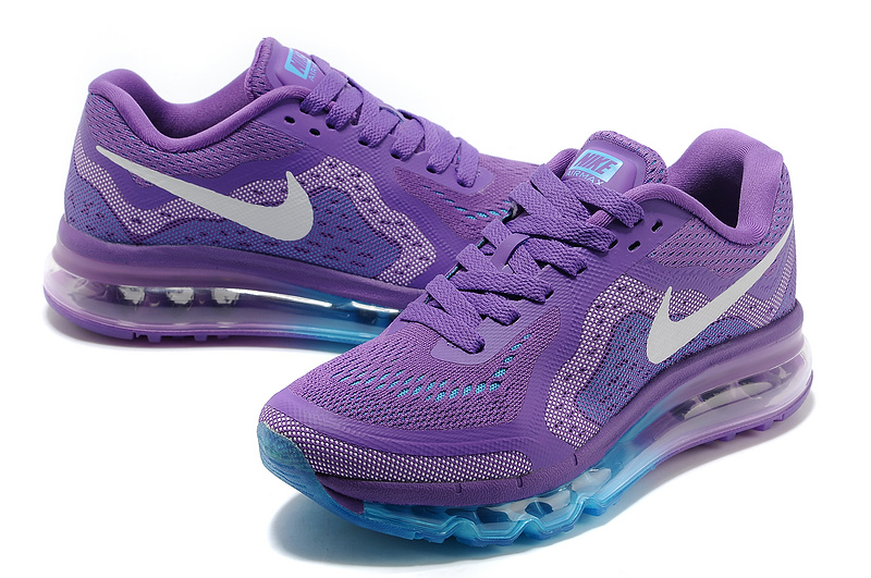 Nike Air Max 2014 Shoes Purple Blue For Women - Click Image to Close