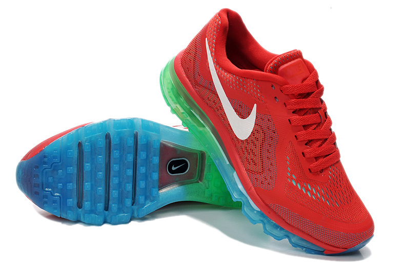 Nike Air Max 2014 Shoes Red Blue Green For Women