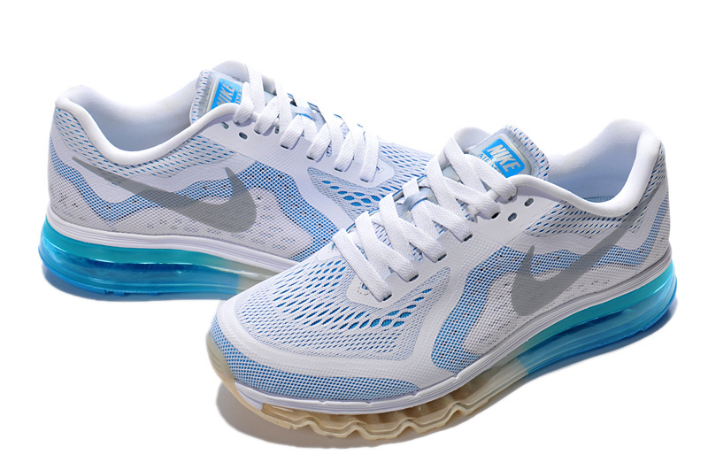 Nike Air Max 2014 Shoes White Baby Blue For Women