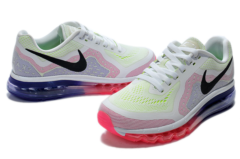 Nike Air Max 2014 Shoes White Pink Purple For Women