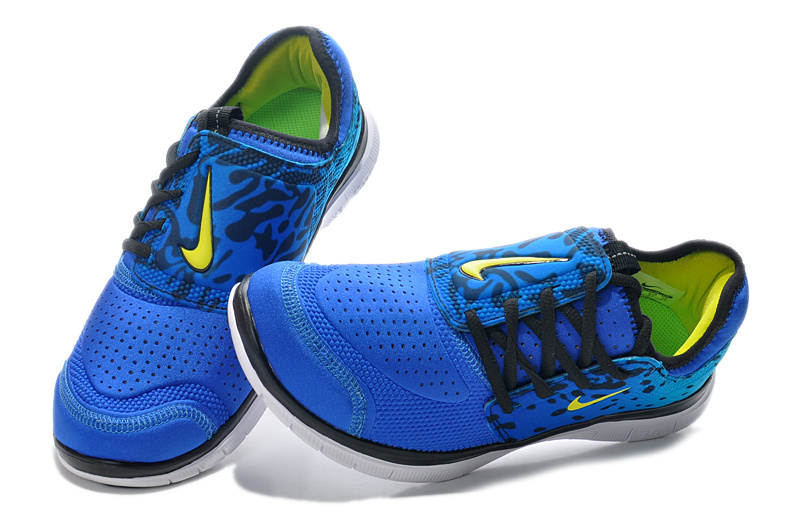 Nike Free Run 3.0 Running Shoes Blue Black - Click Image to Close