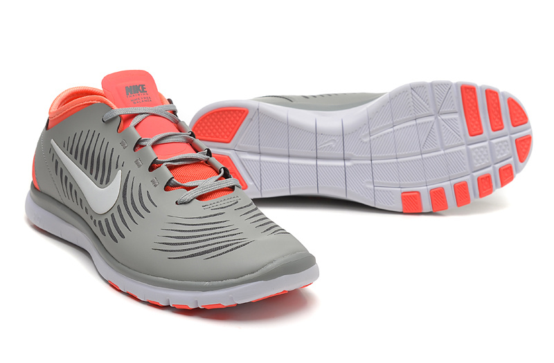 2014 WMNS Nike Free Balanza Grey Pink Shoes For Women
