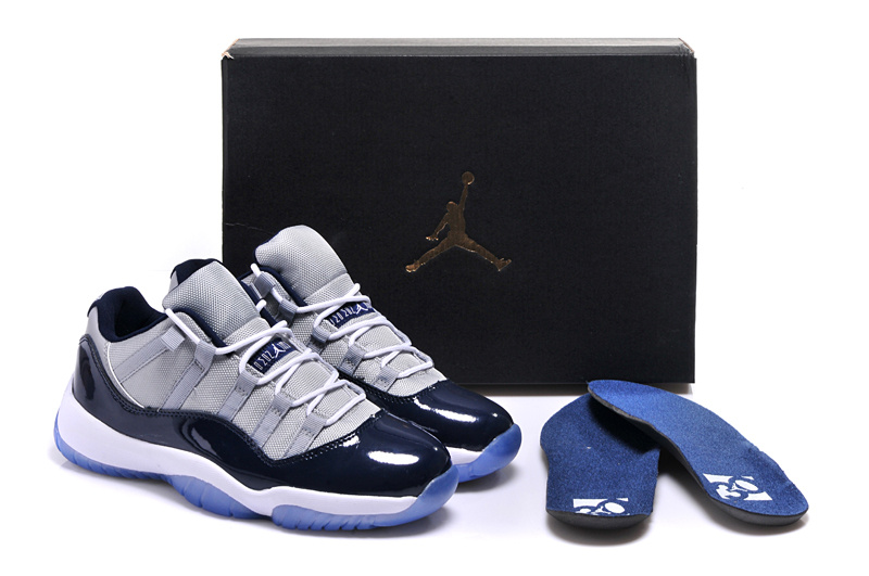 2015 Air Jordan 11 Low GS Georgetown - Click Image to Close