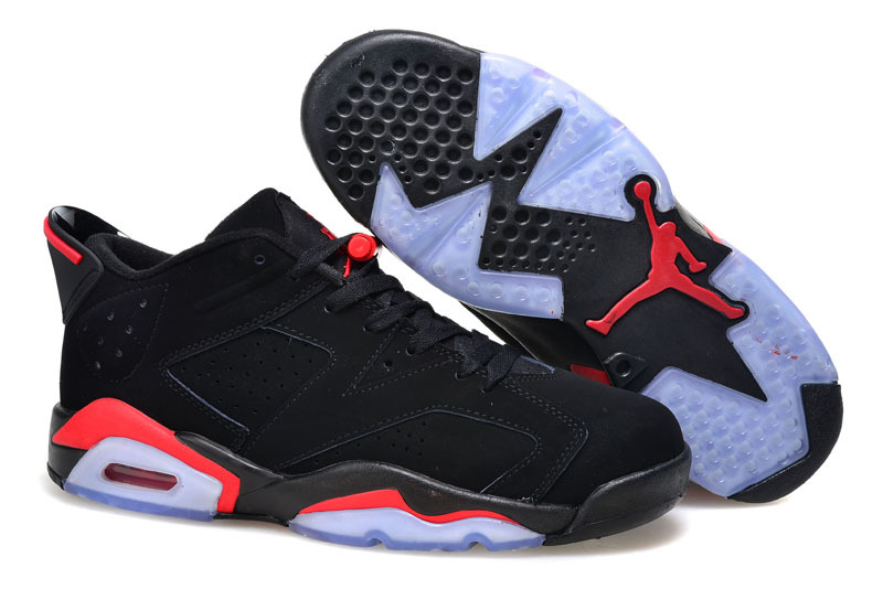 2015 Air Jordan 6 GS Low Black Infrared 23 Black