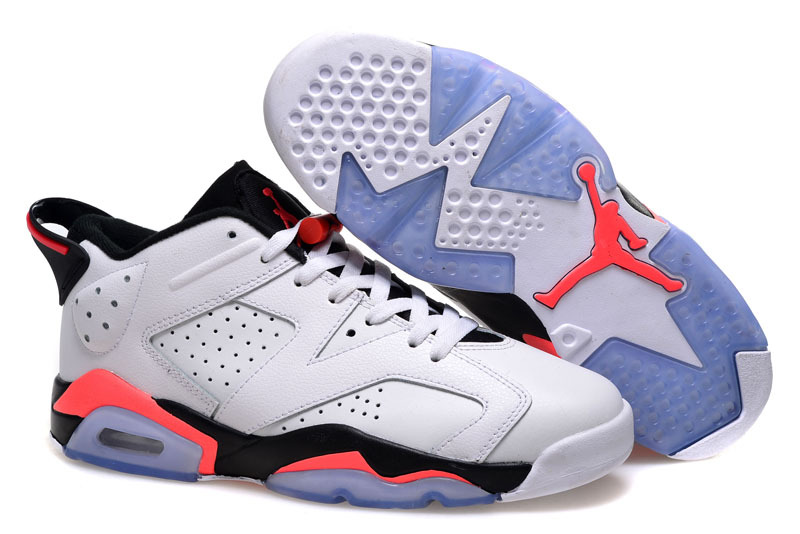 2015 Air Jordan 6 Low GS White Infrared