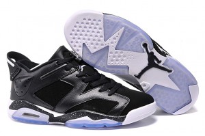 2015 Air Jordan 6 Retro Low Black Oreo - Click Image to Close