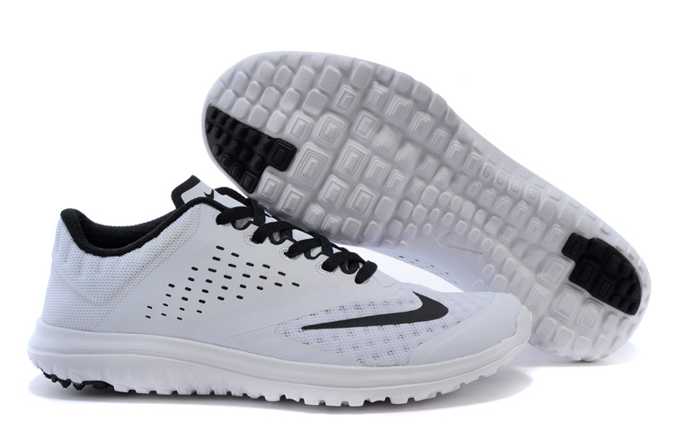 2015 Nike Free 5.0 V2 White Black Running Shoes - Click Image to Close