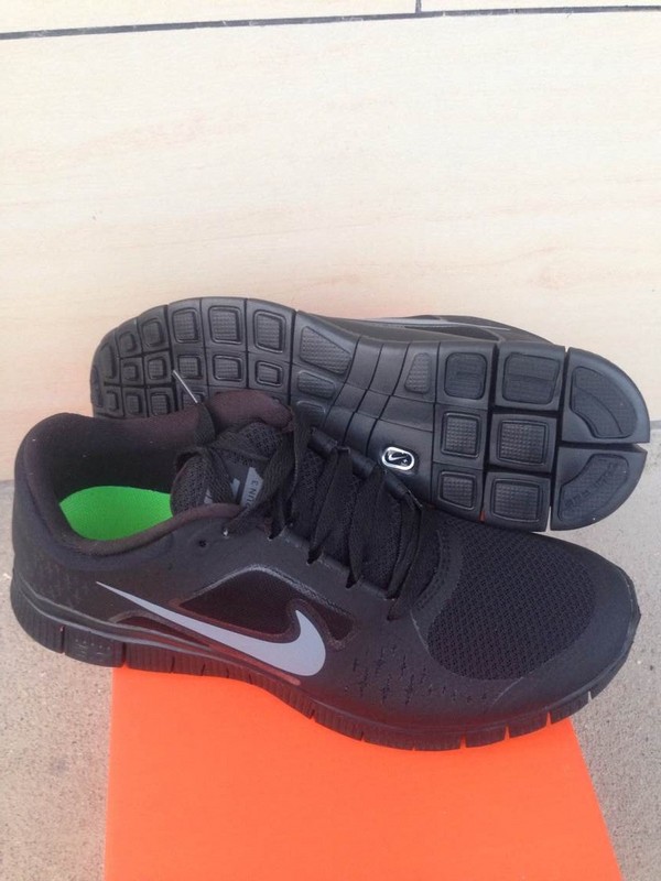 Nike Free 5.0 +2 Running Shoes Black Grey