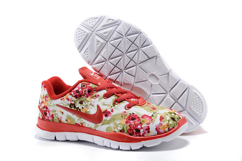 2015 Nike Free 5.0 Bird Net Red Shoes For Women - Click Image to Close