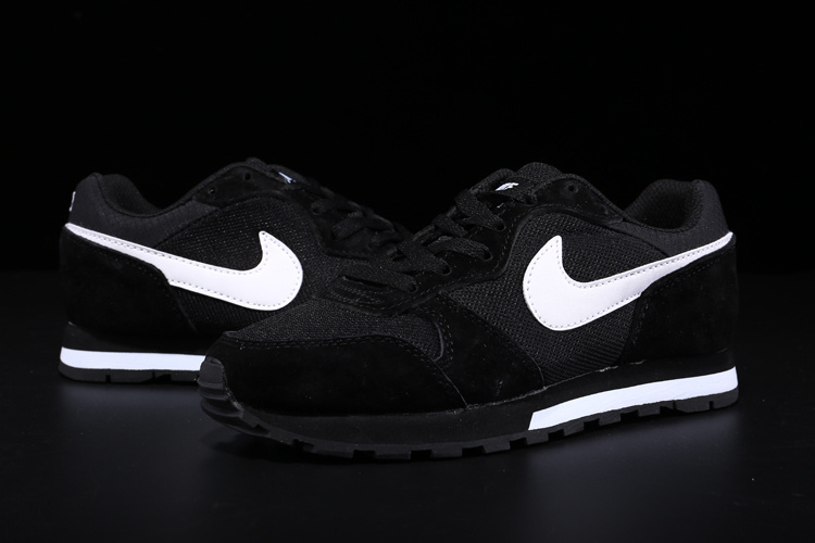 2015 Nike MD Runner All Black White Shoes - Click Image to Close