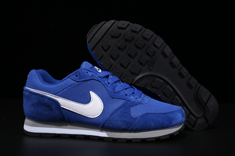 2015 Nike MD Runner All Blue White Shoes - Click Image to Close