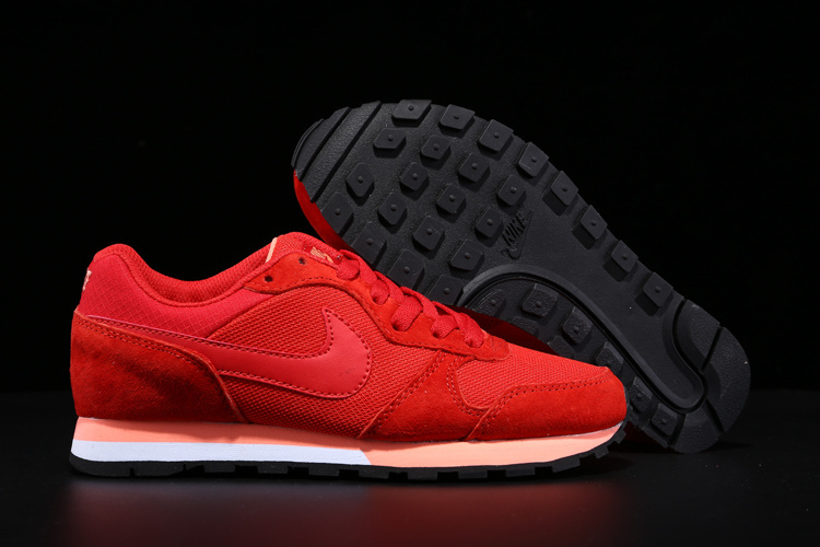 2015 Nike MD Runner All Red Women Shoes - Click Image to Close