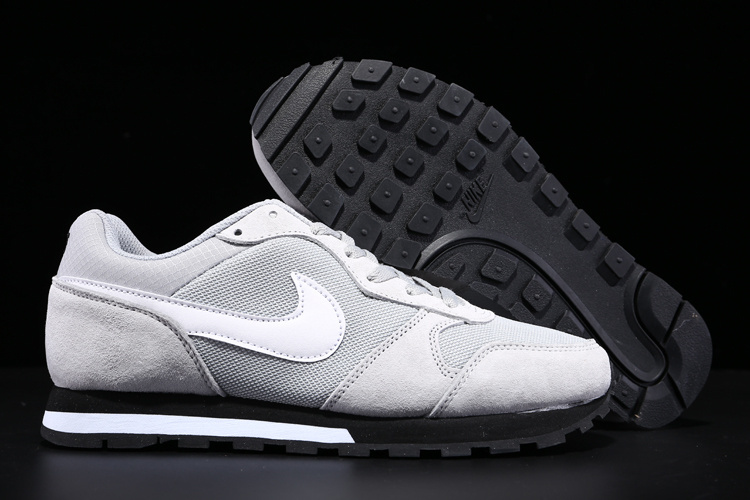 2015 Nike MD Runner Grey White Shoes - Click Image to Close