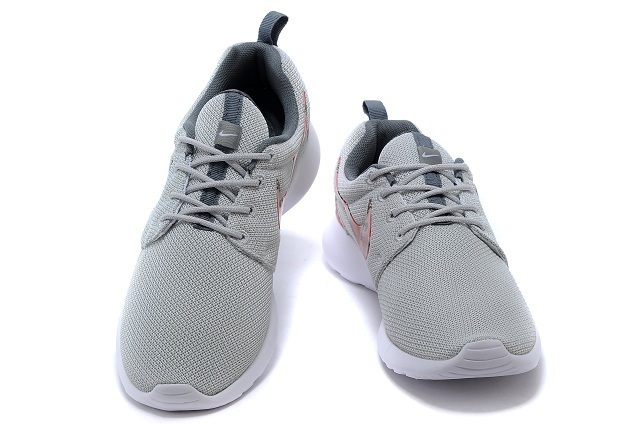 2015 Nike Roshe Run Grey Red Shoes