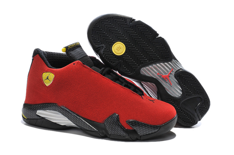 2016 Air Jordan 14 Ferrari Chilling Red Black Vibrant Yellow