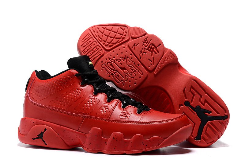 2016 Air Jordan 9 Retro Low Infrared Black Bright Red - Click Image to Close