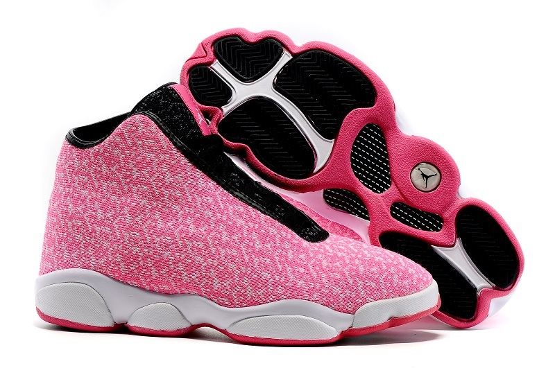 2016 Air Jordan Horizon GS Valentines Day AJ13 Pink White Black