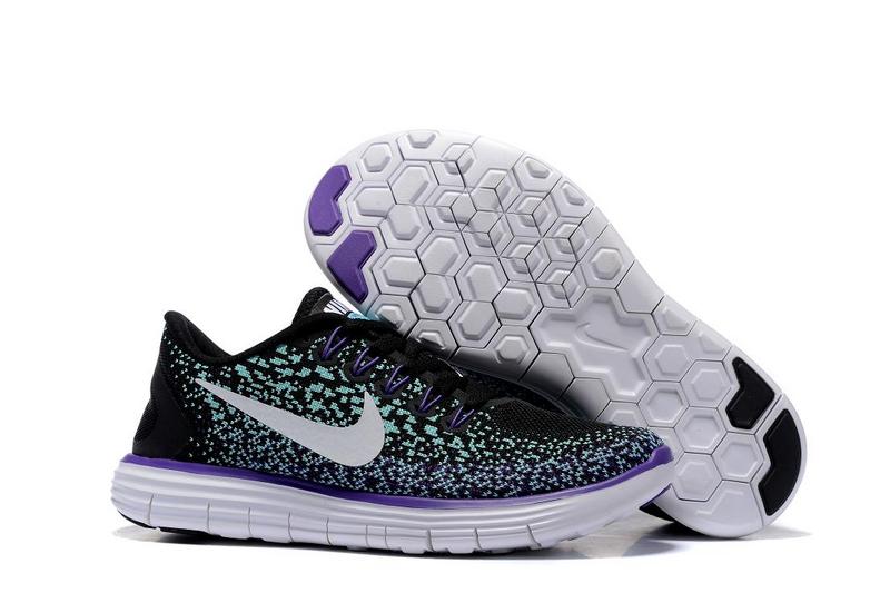 2016 Nike Free DN Distance Black Blue White Women Shoes