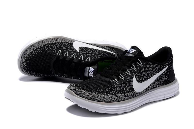2016 Nike Free DN Distance Black White Shoes - Click Image to Close