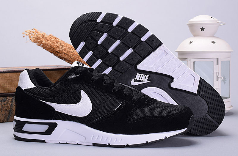 2016 Nike NightGazer Black White Women Shoes