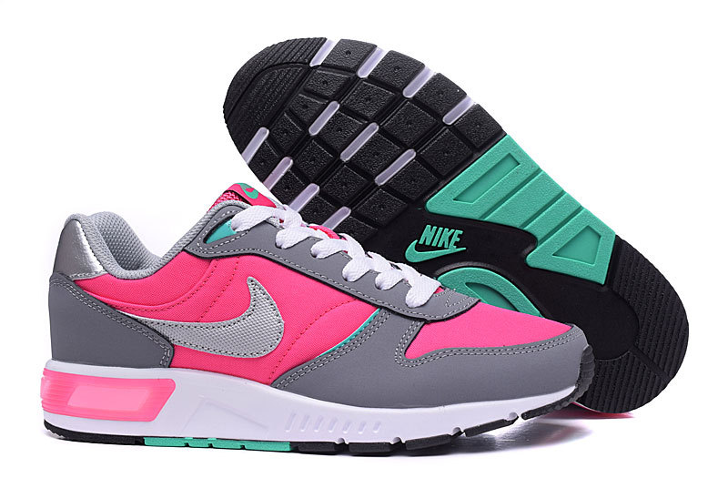 2016 Nike NightGazer Grey Pink Women Shoes - Click Image to Close