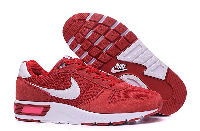 2016 Nike NightGazer Red White Women Shoes - Click Image to Close