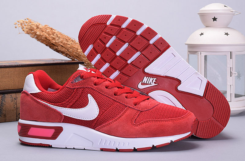 2016 Nike NightGazer Red White Women Shoes - Click Image to Close