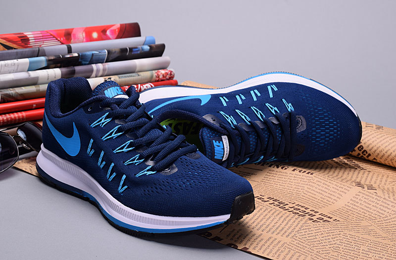 2016 Nike Zoom Pegasus 33 Royal Blue Shoes