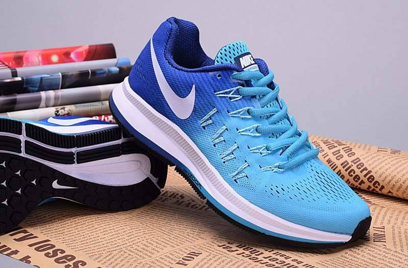 nike 1 pegasus 33 grey blue running shoes