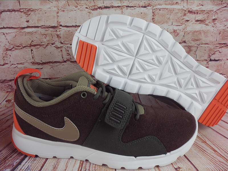 2017 Men Nike Trainereddorl Brown Army Orange Shoes - Click Image to Close