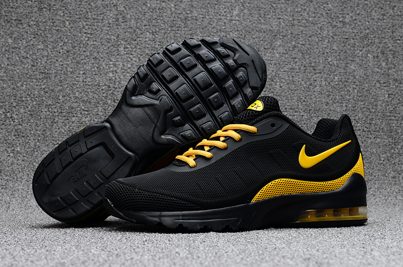 2017 Nike Air Max 95 Black Yellow Shoes