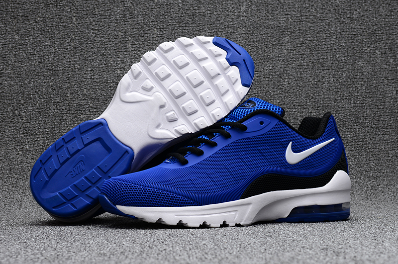 2017 Nike Air Max 95 Blue White Black Shoes - Click Image to Close