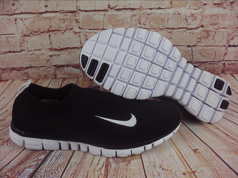 2017 Nike Freen Run 3.0.2 Black White Shoes