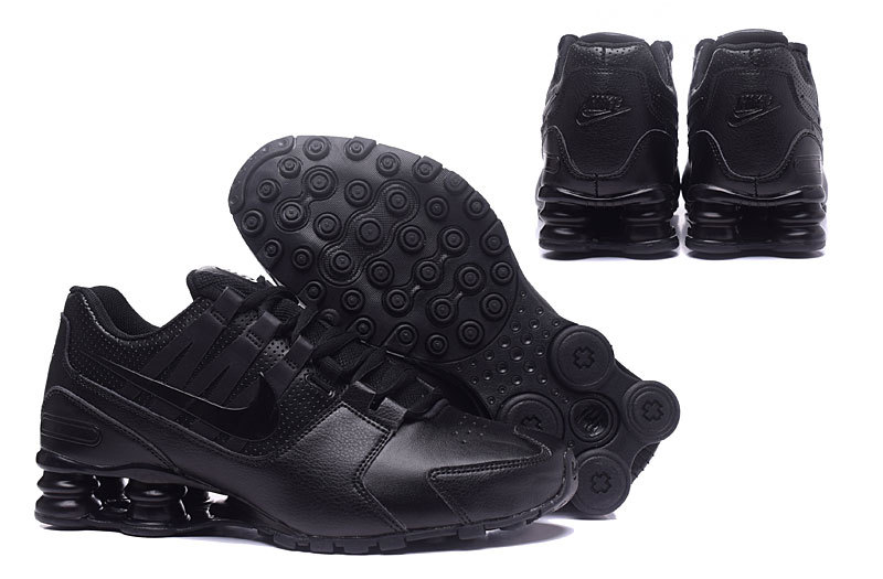 2017 Nike Shox Avenue All Black Shoes