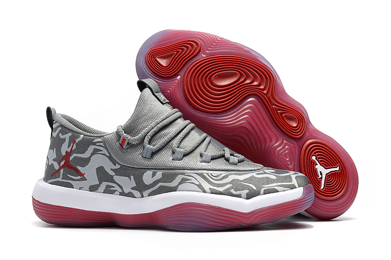 2018 Jordans Griffin Grey Red Shoes - Click Image to Close