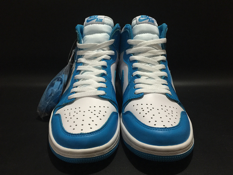 Air Jordan 1 OG UNC Blue White Lover Shoes - Click Image to Close