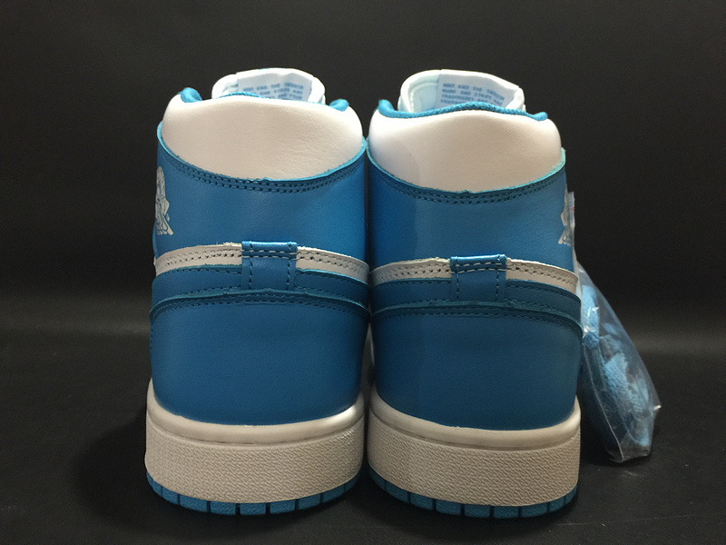 Air Jordan 1 GS UNC Blue White Shoes - Click Image to Close