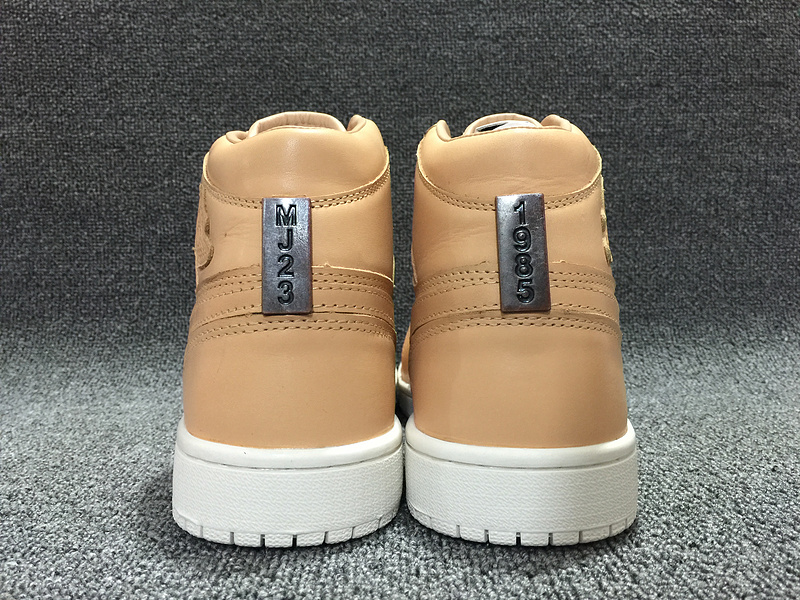 Air Jordan 1 Pinnacle Tan Shoes - Click Image to Close