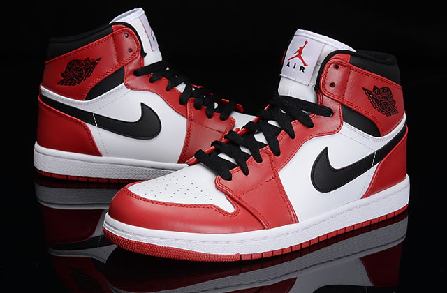 Air Jordan 1 Retro High Chicago Black White Redjpg - Click Image to Close